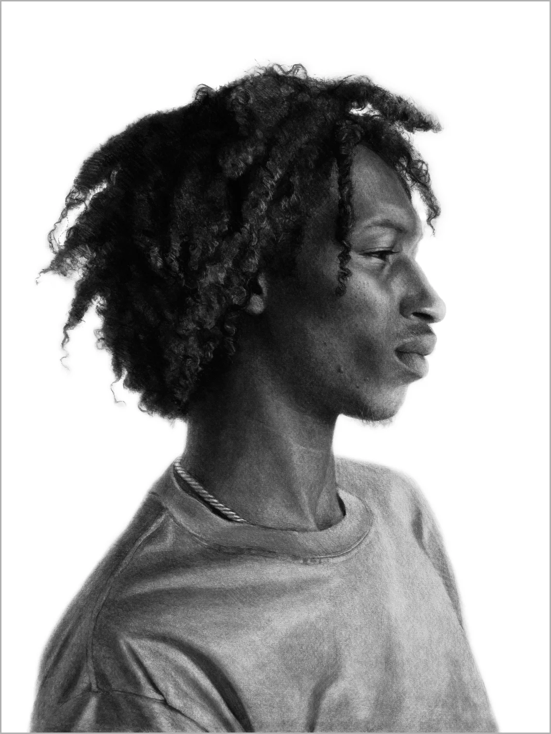 Patrice charcoal 30 x 40 inches 2010