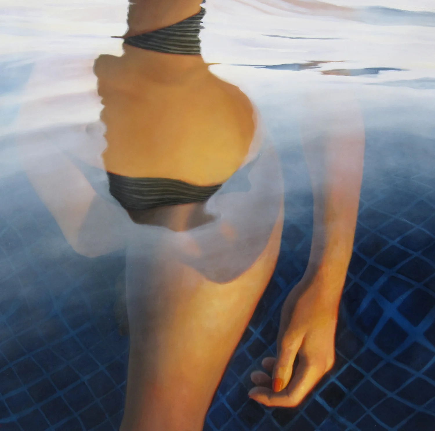 Untitled (P-02) oil on panel 60 x 60 inches 2011