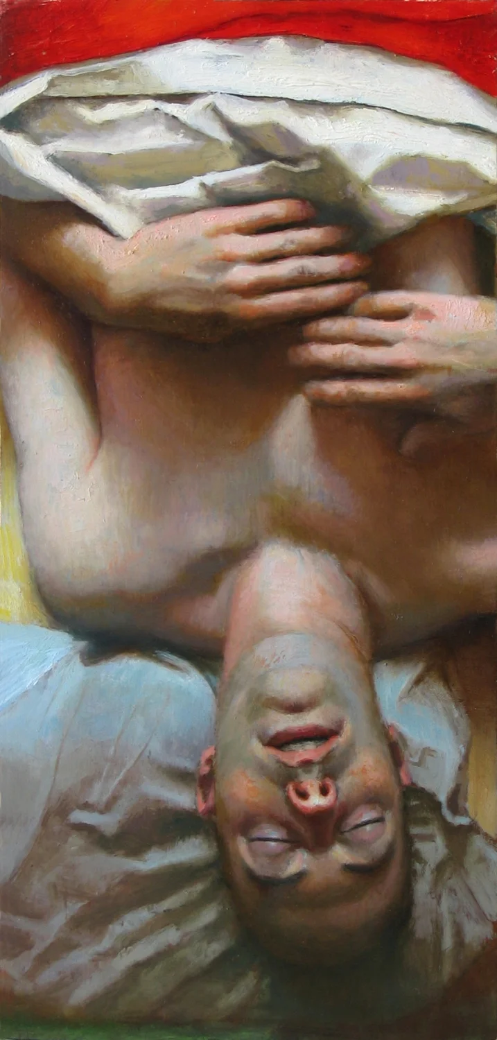 Untitled (SLP-02) oil on panel 3 x 7 inches 2006