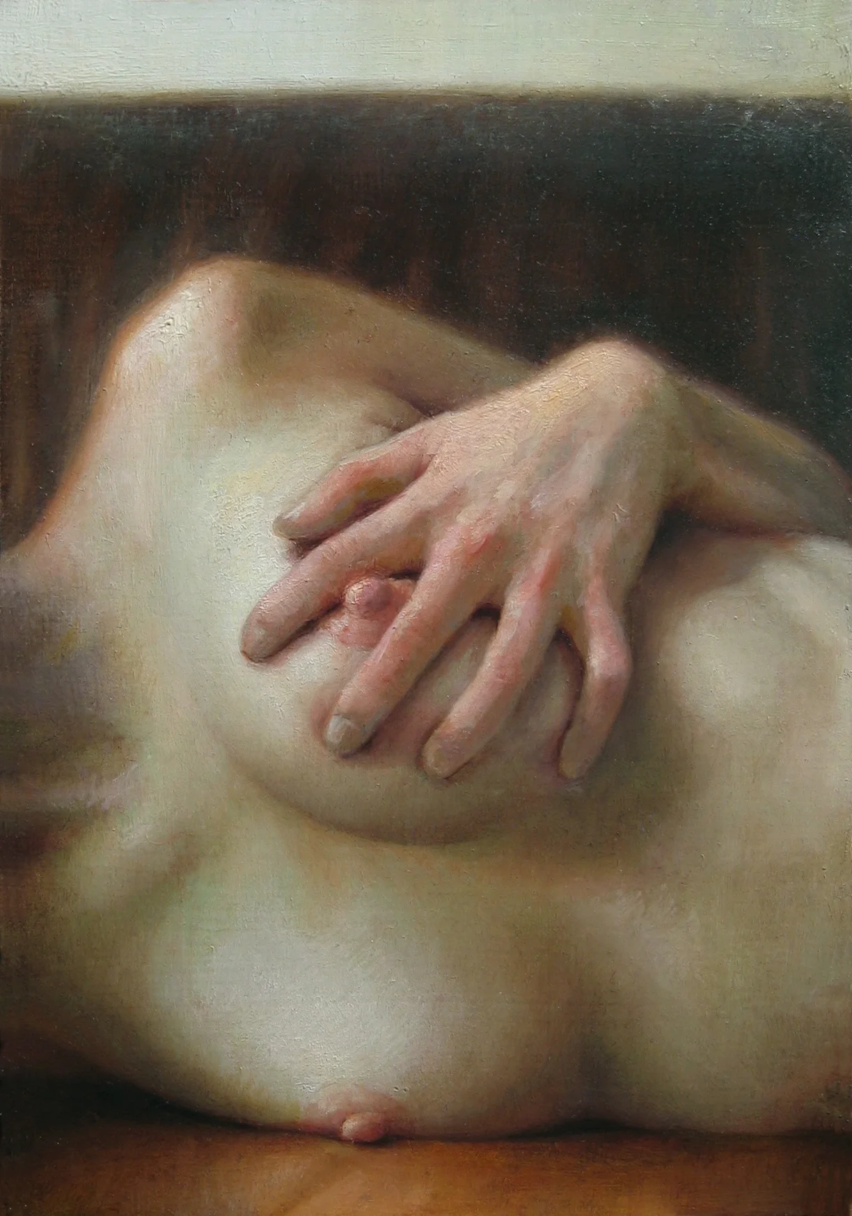 Untitled (F-03) oil on panel 7 x 6.5 inches 2008