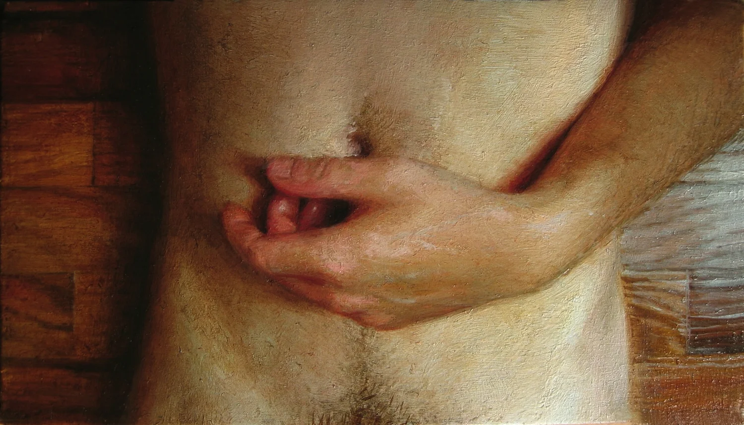 Untitled M-02 oil on panel 1.5 x 3 inches 2007