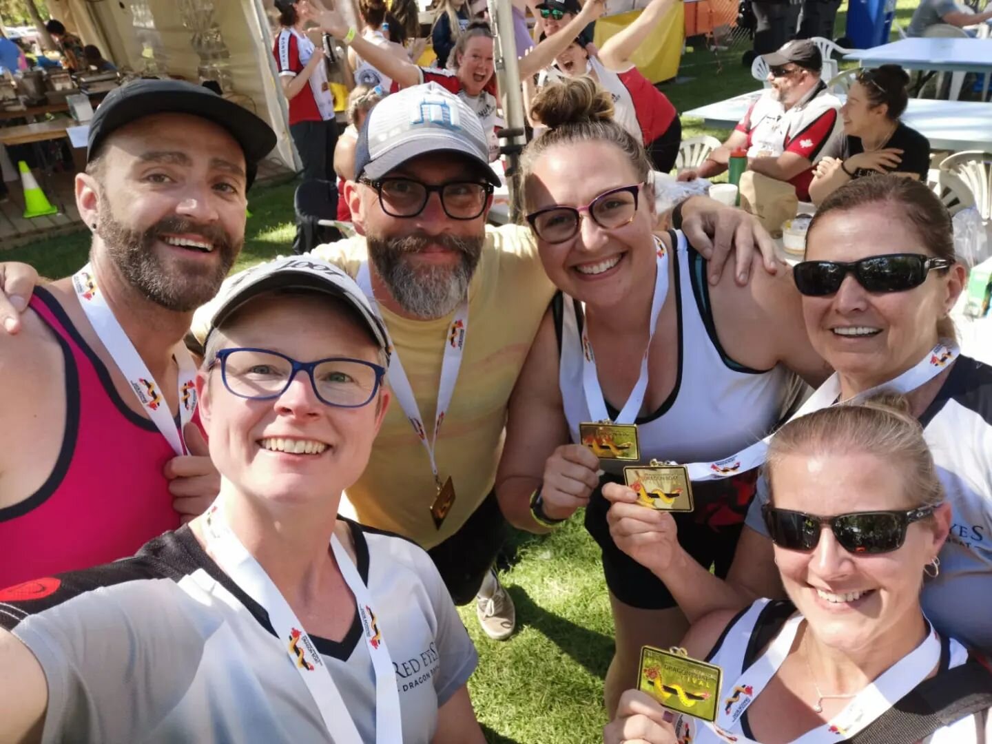 The best feeling is winning with your friends and second family. ❤️
.
.
#paddlesupyyc #yycdbs #lethdragonfest #lethdragonfest22 #redtomatoes #dragonboatfamily #redeyesdragonboat