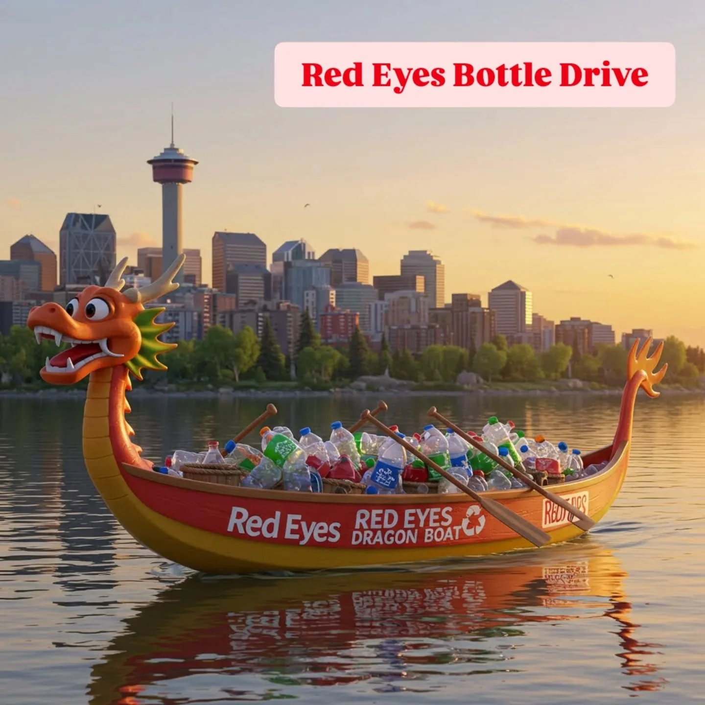 Our Bottle Drive Fundraiser is in full swing and it's so easy to help us out. ⤵️

☝️ Give your bottles to your closest Red Eye Paddler.
✌️ Head to the Sage Hill Depot in NW Calgary to recycle your bottles. Just ask for the funds to be added to the 'R