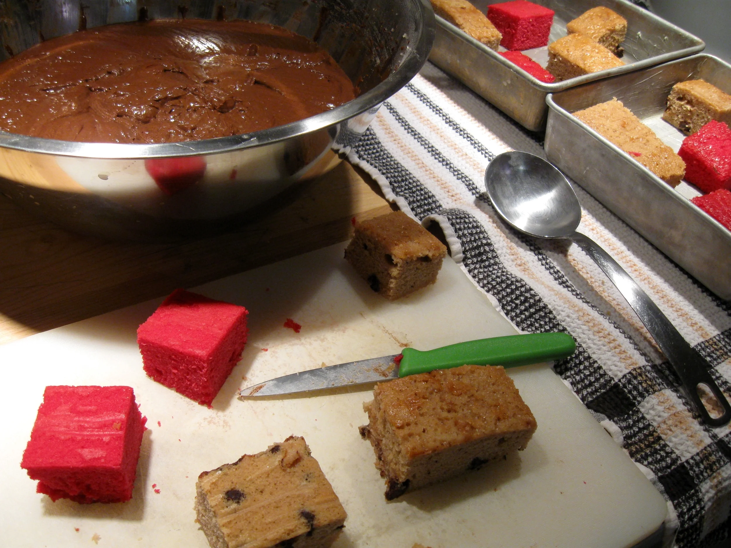 DIY: Minecraft Terrain Block Cake