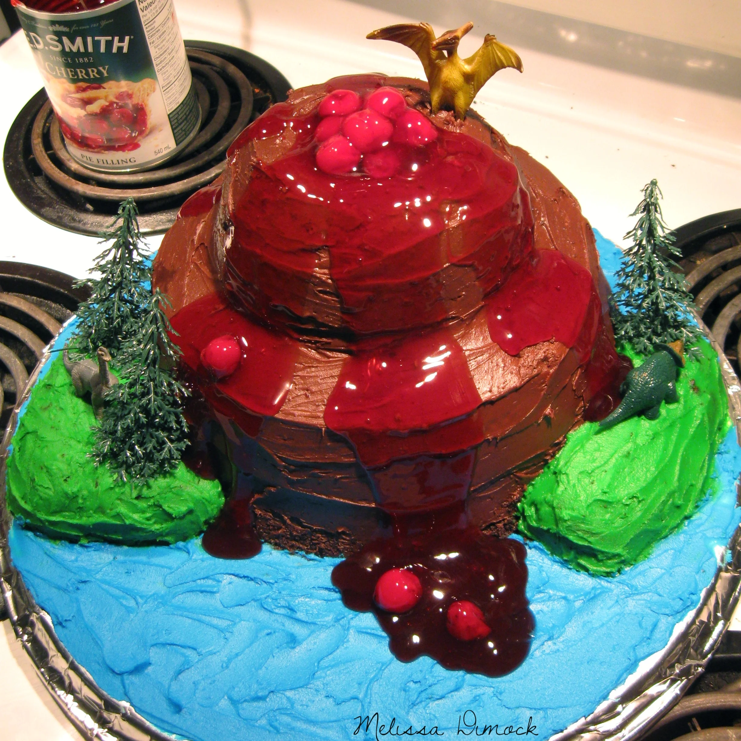 DIY: Build A Volcano Cake