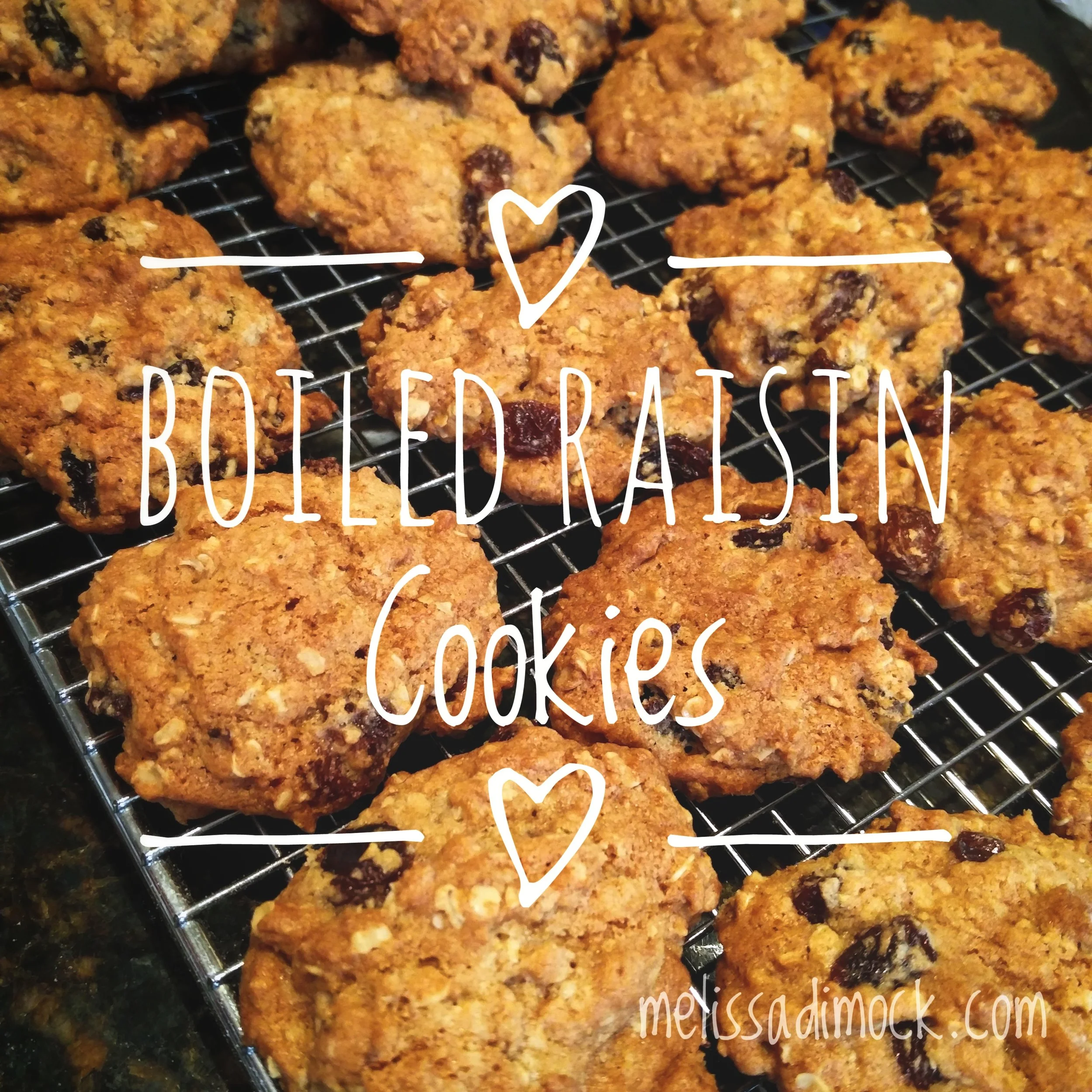 Recipe: Boiled Raisin Cookies