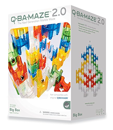 Who doesn't love a good marble run? Q-BA-MAZE 2.0 teaches cause and effect as you kids build towers and tunnels and see where the marbles go. My four older kids (2yrs - 15yrs) all love playing with our marble runs, and it can be a great cooperative activity in addition to solo play.