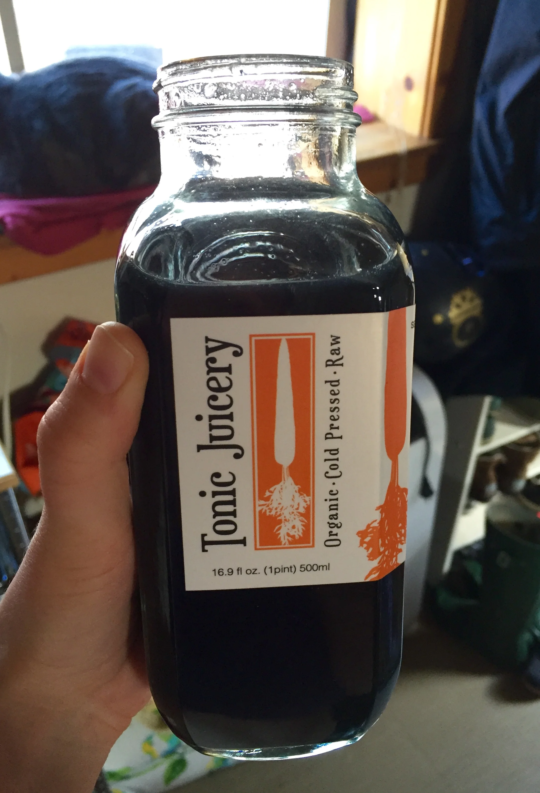 Spicy Charcoal Apple Lemonade