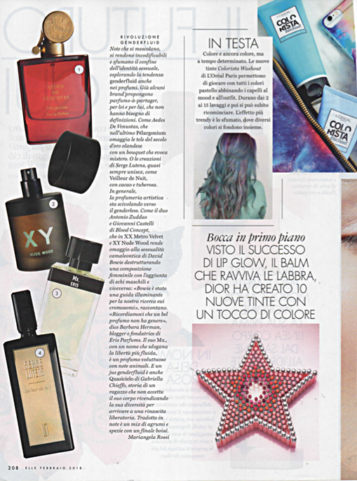 ERIS PARFUMS Mx. featured in Elle Italia (February 2018).png