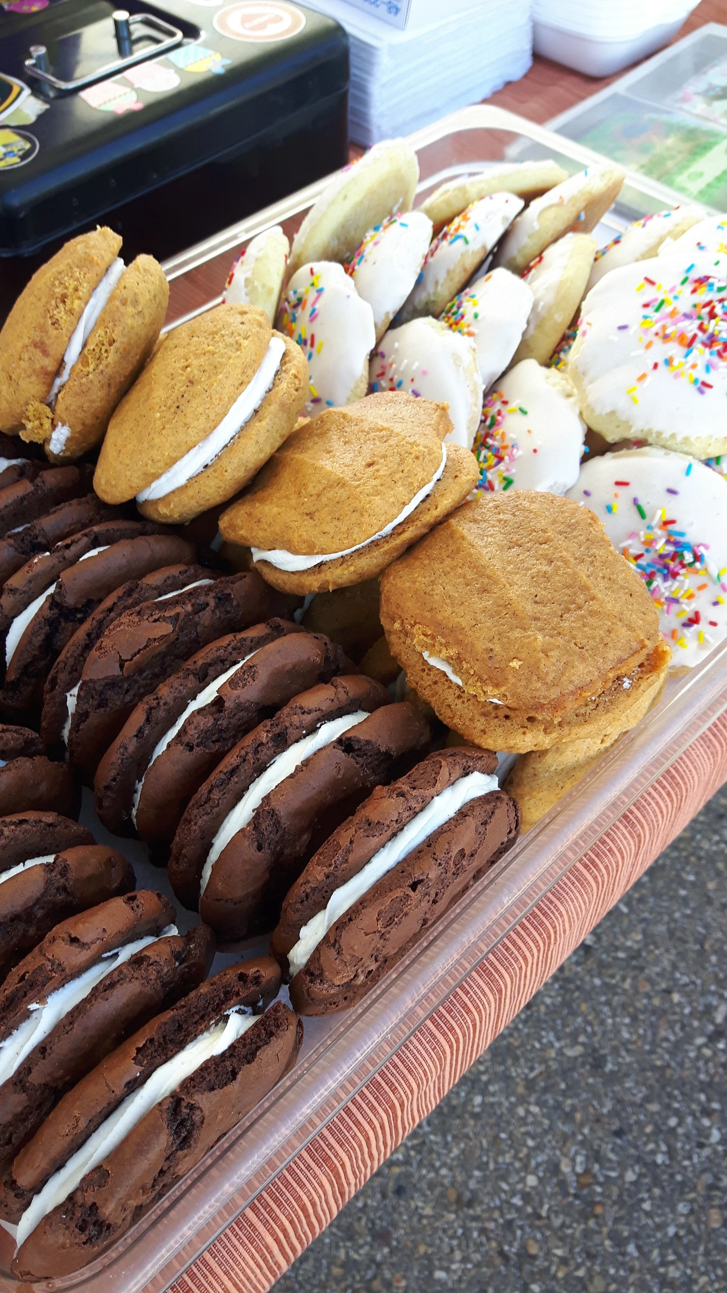 This weeks photo of the week featers a new pumpkin cookie sandwich from Sweet Stuff. 