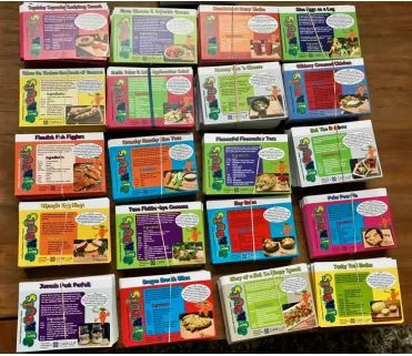 A colorful stack of recipe cards, ready for the busy season ahead!