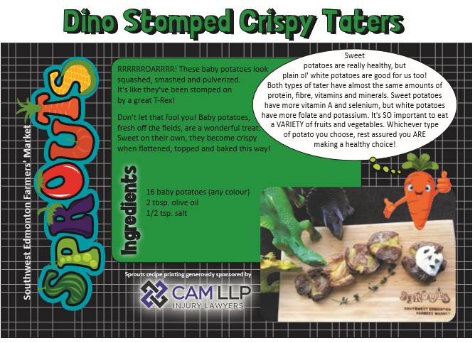 Dino Stomped Crispy Taters