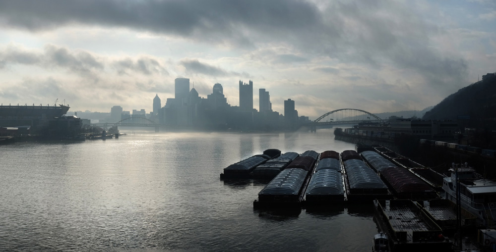  View of Downtown Pittsburgh. © Brian Cohen, 2015. 