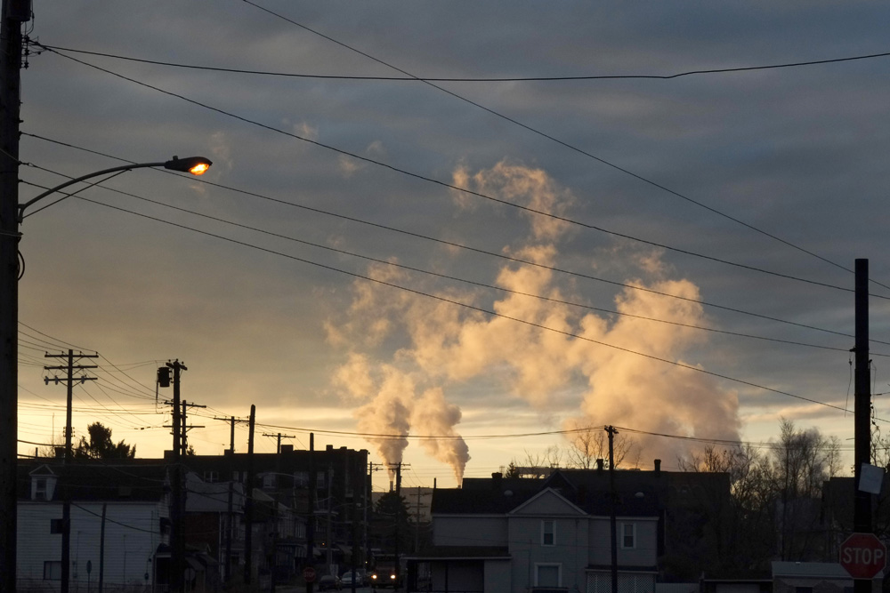  U.S. Steel's Edgar Thomson Steel Works in Braddock, PA.  ©  Brian Cohen, 2014. 