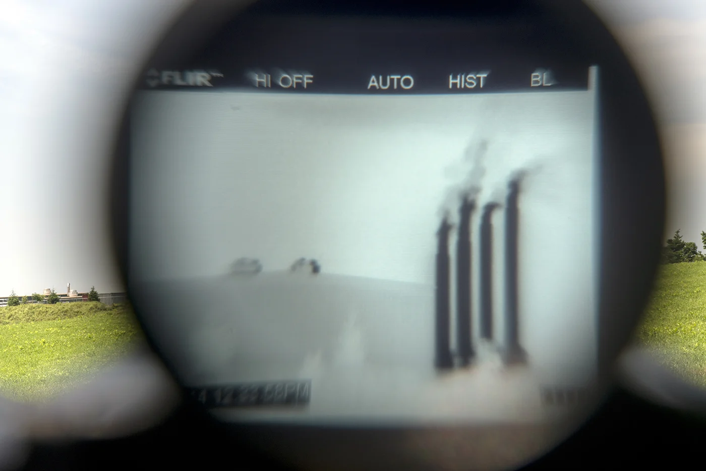Normal
0
false
false
false
EN-US
X-NONE
X-NONE
Hydrocarbons from the Williams Central compressor, photographed with a FLIR and a normal digital camera, Brooklyn Twp, PA, 2014.
/* Style Definitions */
table.MsoNormalTable
{mso-style-name:"Table Normal";
mso-tstyle-rowband-size:0;
mso-tstyle-colband-size:0;
mso-style-noshow:yes;
mso-style-priority:99;
mso-style-parent:"";
mso-padding-alt:0in 5.4pt 0in 5.4pt;
mso-para-margin-top:0in;
mso-para-margin-right:0in;
mso-para-margin-bottom:10.0pt;
mso-para-margin-left:0in;
line-height:115%;
mso-pagination:widow-orphan;
font-size:11.0pt;
font-family:"Times New Roman","serif";
mso-ascii-font-family:"Times New Roman";
mso-ascii-theme-font:minor-latin;
mso-hansi-font-family:"Times New Roman";
mso-hansi-theme-font:minor-latin;
mso-bidi-font-family:"Times New Roman";
mso-bidi-theme-font:minor-bidi;}
© Nina Berman/MSDP 2014