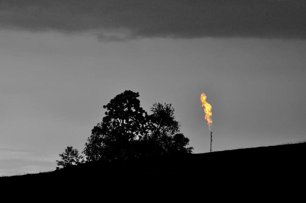 Flaring at the Kalp well in the Laurel Highlands of Pennsylvania.
©
Normal
0
false
false
false
EN-US
X-NONE
X-NONE
/* Style Definitions */
table.MsoNormalTable
{mso-style-name:"Table Normal";
mso-tstyle-rowband-size:0;
mso-tstyle-colband-size:0;
mso-style-noshow:yes;
mso-style-priority:99;
mso-style-parent:"";
mso-padding-alt:0in 5.4pt 0in 5.4pt;
mso-para-margin-top:0in;
mso-para-margin-right:0in;
mso-para-margin-bottom:10.0pt;
mso-para-margin-left:0in;
line-height:115%;
mso-pagination:widow-orphan;
font-size:11.0pt;
font-family:"Calibri","sans-serif";
mso-ascii-font-family:Calibri;
mso-ascii-theme-font:minor-latin;
mso-hansi-font-family:Calibri;
mso-hansi-theme-font:minor-latin;}
Brian Cohen/MSDP 2012