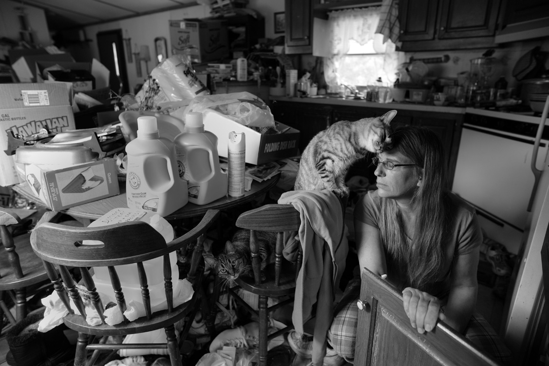  Deb Eck, a resident of Riverdale trailer park, lives in chaos during the transition between eviction and move. The land under Riverdale Trailer Park in JerseyShore, PA, was sold to Aqua America as the site for a water-extraction plant forMarcellus S