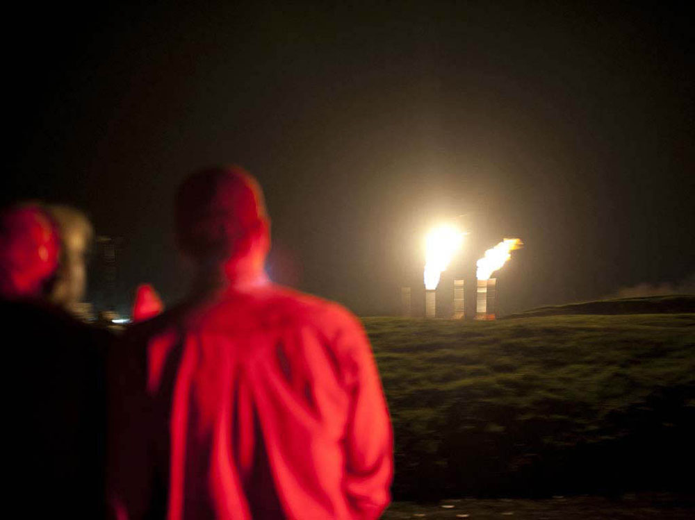  A gas-drilling site in Springville, Susquehanna County, PA.&nbsp; © Nina Berman/MSDP 2012 