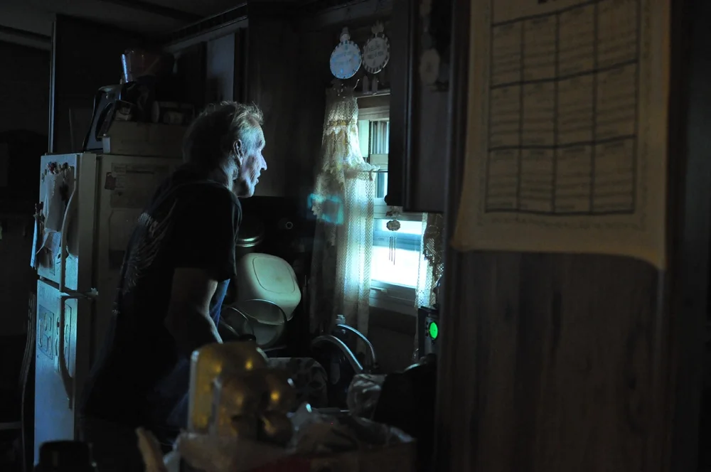 Fred McIntyre at the window of his home in Connoquenessing Township, PA. May, 2012.
Though the day was warm and sunny, Fred and Janet were forced to move inside due to the acrid quality of the air. ©
Normal
0
false
false
false
EN-US
X-NONE
X-NONE
/* Style Definitions */
table.MsoNormalTable
{mso-style-name:"Table Normal";
mso-tstyle-rowband-size:0;
mso-tstyle-colband-size:0;
mso-style-noshow:yes;
mso-style-priority:99;
mso-style-parent:"";
mso-padding-alt:0in 5.4pt 0in 5.4pt;
mso-para-margin-top:0in;
mso-para-margin-right:0in;
mso-para-margin-bottom:10.0pt;
mso-para-margin-left:0in;
line-height:115%;
mso-pagination:widow-orphan;
font-size:11.0pt;
font-family:"Calibri","sans-serif";
mso-ascii-font-family:Calibri;
mso-ascii-theme-font:minor-latin;
mso-hansi-font-family:Calibri;
mso-hansi-theme-font:minor-latin;}
Brian Cohen/MSDP 2012
Normal
0
false
false
false
EN-US
X-NONE
X-NONE
/* Style Definitions */
table.MsoNormalTable
{mso-style-name:"Table Normal";
mso-tstyle-rowband-size:0;
mso-tstyle-colband-size:0;
mso-style-noshow:yes;
mso-style-priority:99;
mso-style-parent:"";
mso-padding-alt:0in 5.4pt 0in 5.4pt;
mso-para-margin-top:0in;
mso-para-margin-right:0in;
mso-para-margin-bottom:10.0pt;
mso-para-margin-left:0in;
line-height:115%;
mso-pagination:widow-orphan;
font-size:11.0pt;
font-family:"Calibri","sans-serif";
mso-ascii-font-family:Calibri;
mso-ascii-theme-font:minor-latin;
mso-hansi-font-family:Calibri;
mso-hansi-theme-font:minor-latin;}