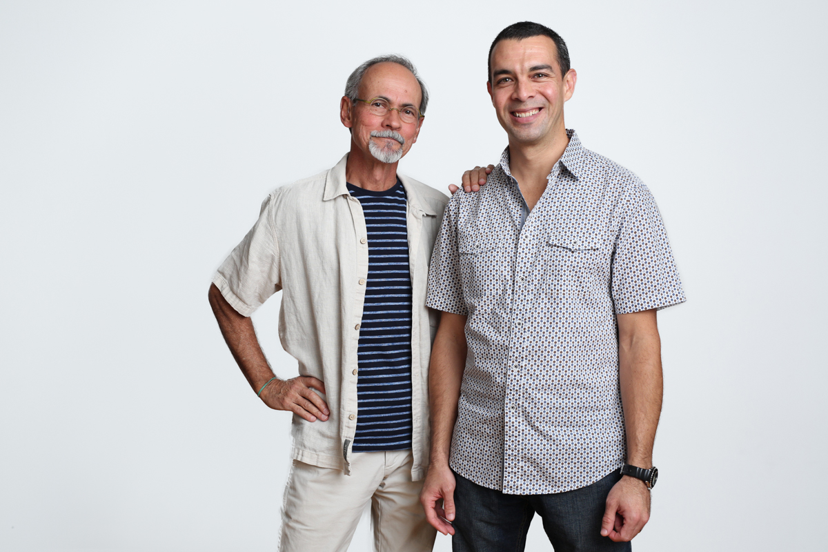 Dan Boyarski was born in the Philippines. He arrived in the U.S. in 1964. Sergio Flores was born in Venezuela. He arrived in the U.S. in 1999. Both came to the U.S. for higher education. Dan was born to an American father who was stationed in the Philipppines during WWII. His mother was Filipino-Spanish. He moved to the U.S. for college at the insistence of his father when he was seventeen years old and studied graphic design in Minnesota. He automatically became a U.S. citizen when he was twenty-one. He started teaching in graduate school, realized he loved it and made it his career. He recently retired as the head of the School of Design at Carnegie Mellon University, where he taught for thirty-five years. Sergio came to Pittsburgh in 1998 to visit a friend studying at Duquesne University School of Music. Coincidentally, they were holding open auditions for entry into the school. Sergio happened to bring his violin, tried out and was given a full scholarship. He returned in the fall of 1999. He is currently working on completing his third advanced degree. Dan: “We hung around with a few American friends but we also had Spanish friends, German, French and Filipino friends, and Chinese friends... I remember coming here in ’64 and the civil-rights issues were rampant. You know, I mean demonstrations... killing of blacks and all that. I thought. ‘Why the hell is it so hard to get along with black people? We get along with all these different cultures in the Philippines...’ It made me feel like I’m not from here. I don’t understand this mindset.” Sergio: “I never wanted to get rid of my accent... I think if anything it makes me special because I’m a different person. That’s what sets me apart from everyone else.” © Annie O'Neill/TDW 2017