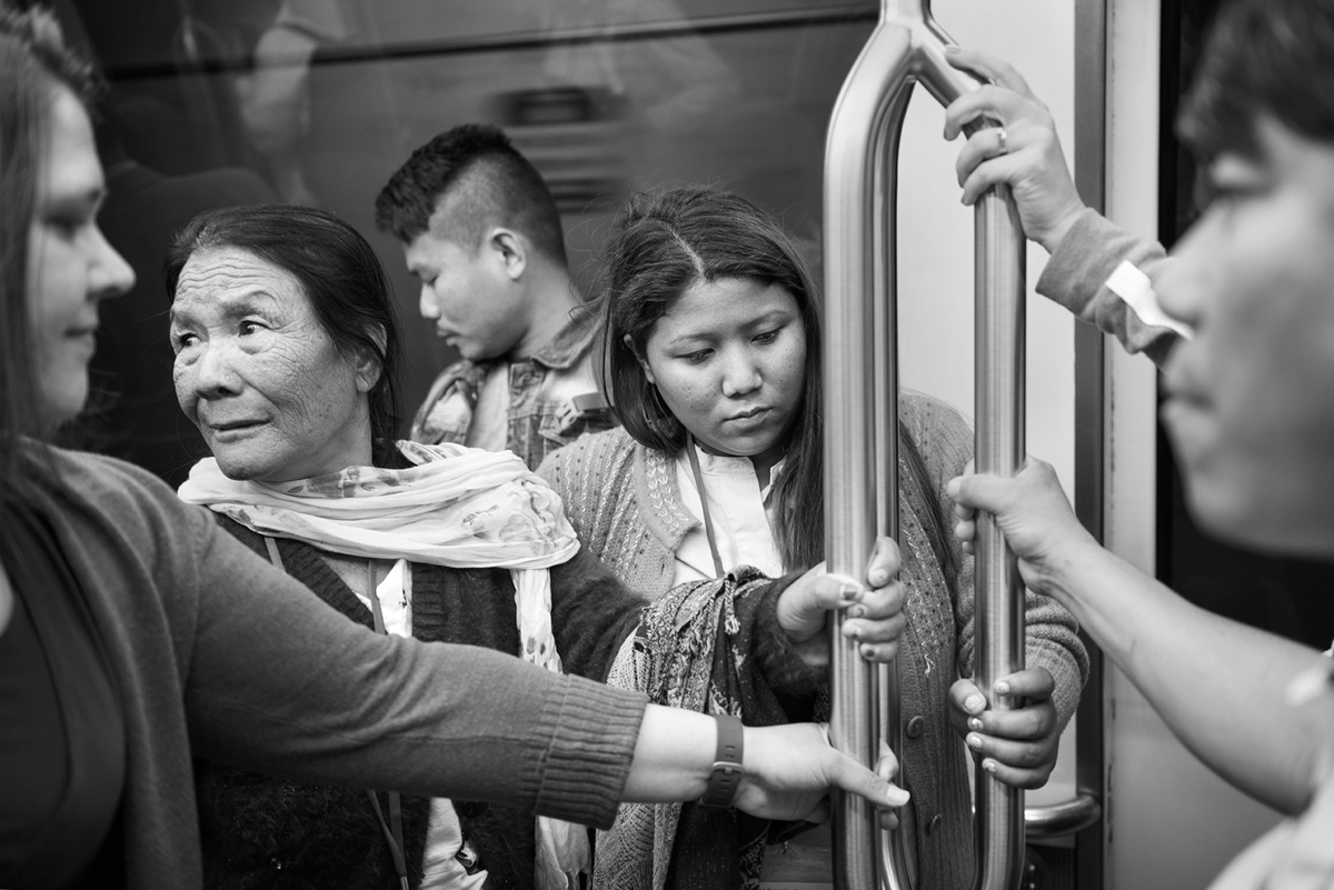  May 25, 2017, approximately 3 a.m. Following a forty-eight-hour trip to the U.S., this family took their first train ride—from airside, Pittsburgh International Airport to the baggage hall, landside. There, they were greeted by Jaime M. Turek of the