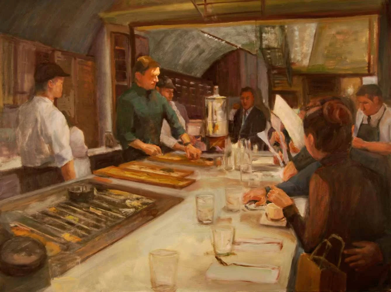 The Chef in Action - Plaza Food Hall, NYC