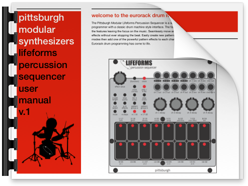 Click the image to download the Lifeforms Percussion Sequencer User Manual in .pdf format.
