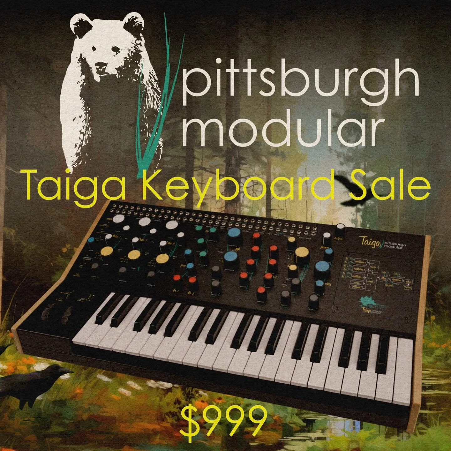 Taiga Keyboard Summer Sale! USD$999 wherever Taiga Keyboards are sold. Purchase direct links and reseller list available in stories and bio.
