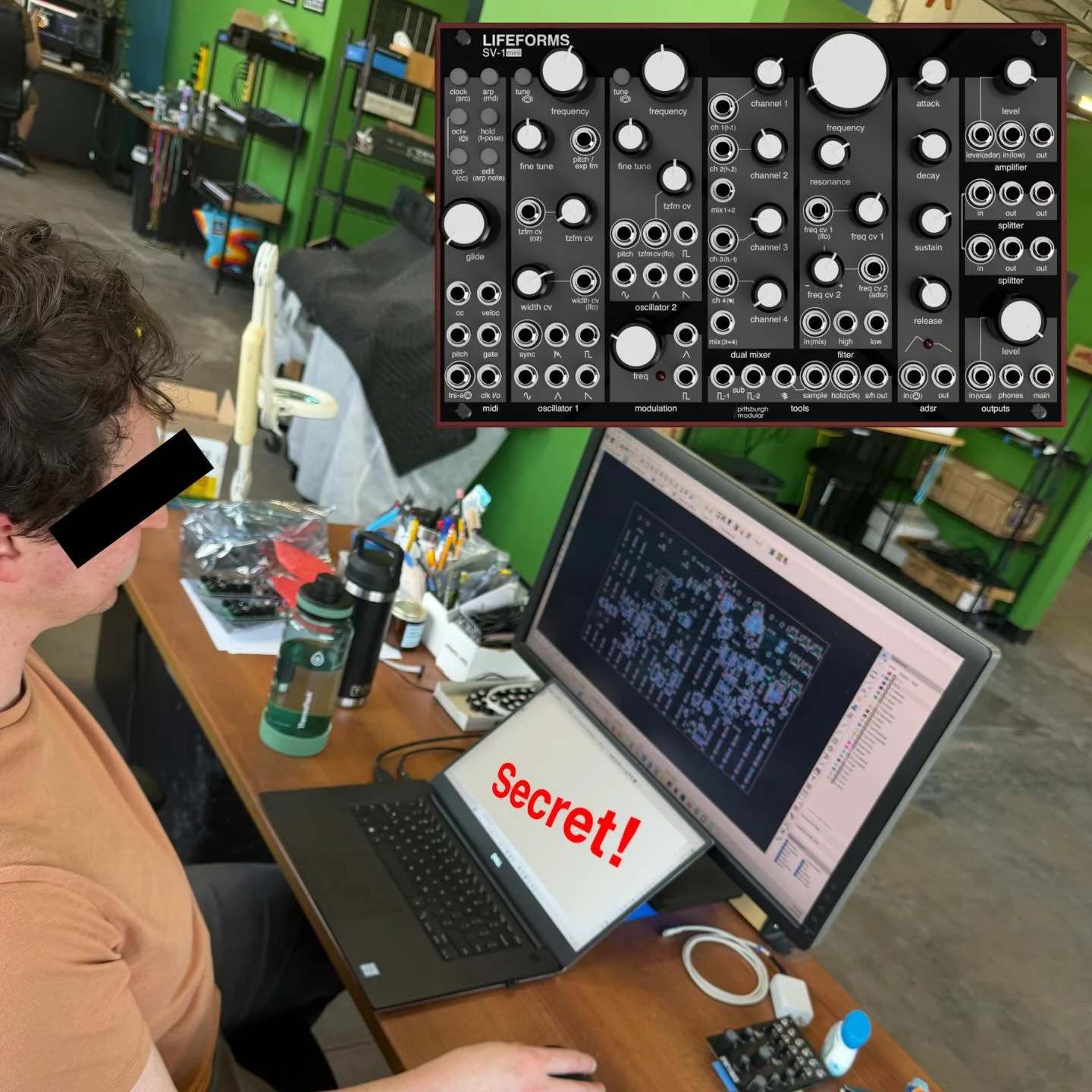 We are going to prototype the Voltage Lab Mini and the Lifeforms SV-1 Mini. Perry is laying out the SV-1 Mini PCB while I finish up the Voltage Lab Mini schematic. Thanks to everyone who helped out with feedback so far. #analog #eurorack #modular #sy