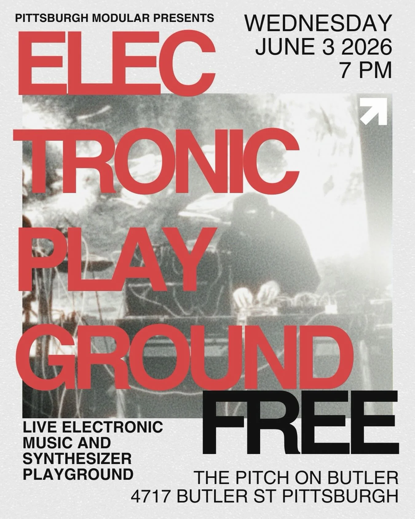 Our summer synth playground is back Wed June 3 at a great new venue! Join us for local electronic artist performances, hands on synth demo tables, and DJ Alabama spinning vinyl. AND IT IS FREE!!! *food and beverages available at additional cost #live