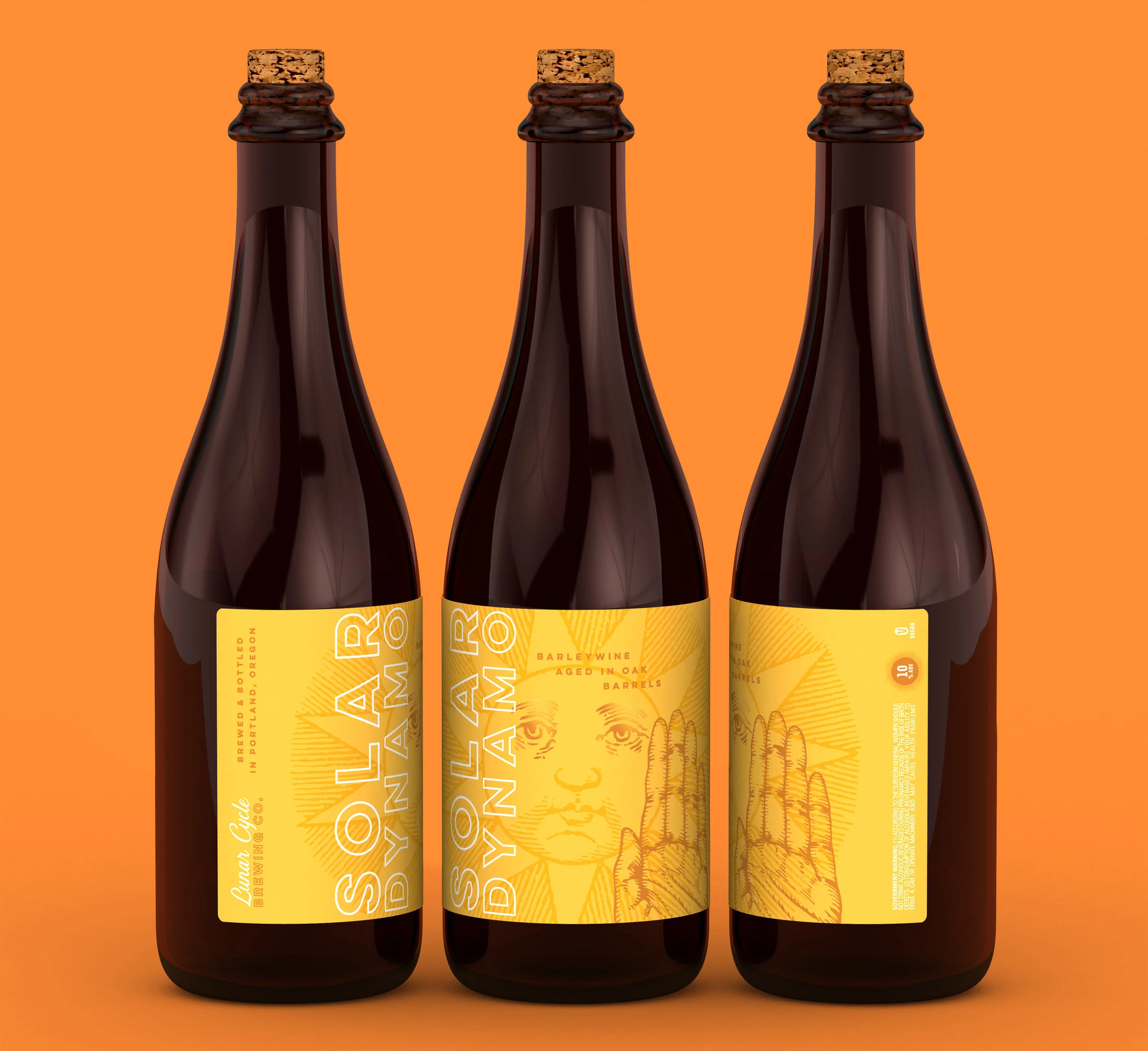 Attempt at a bottle, Solar Dynamo Barleywine.