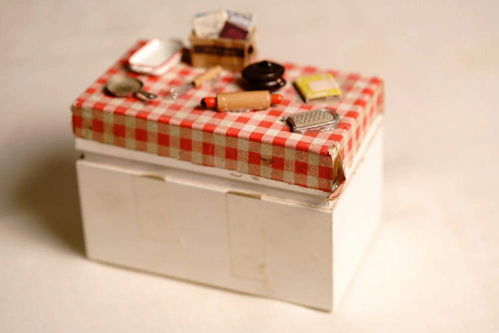 Recipe box, c. 1964 Property belonging to Clara G.B.R. 