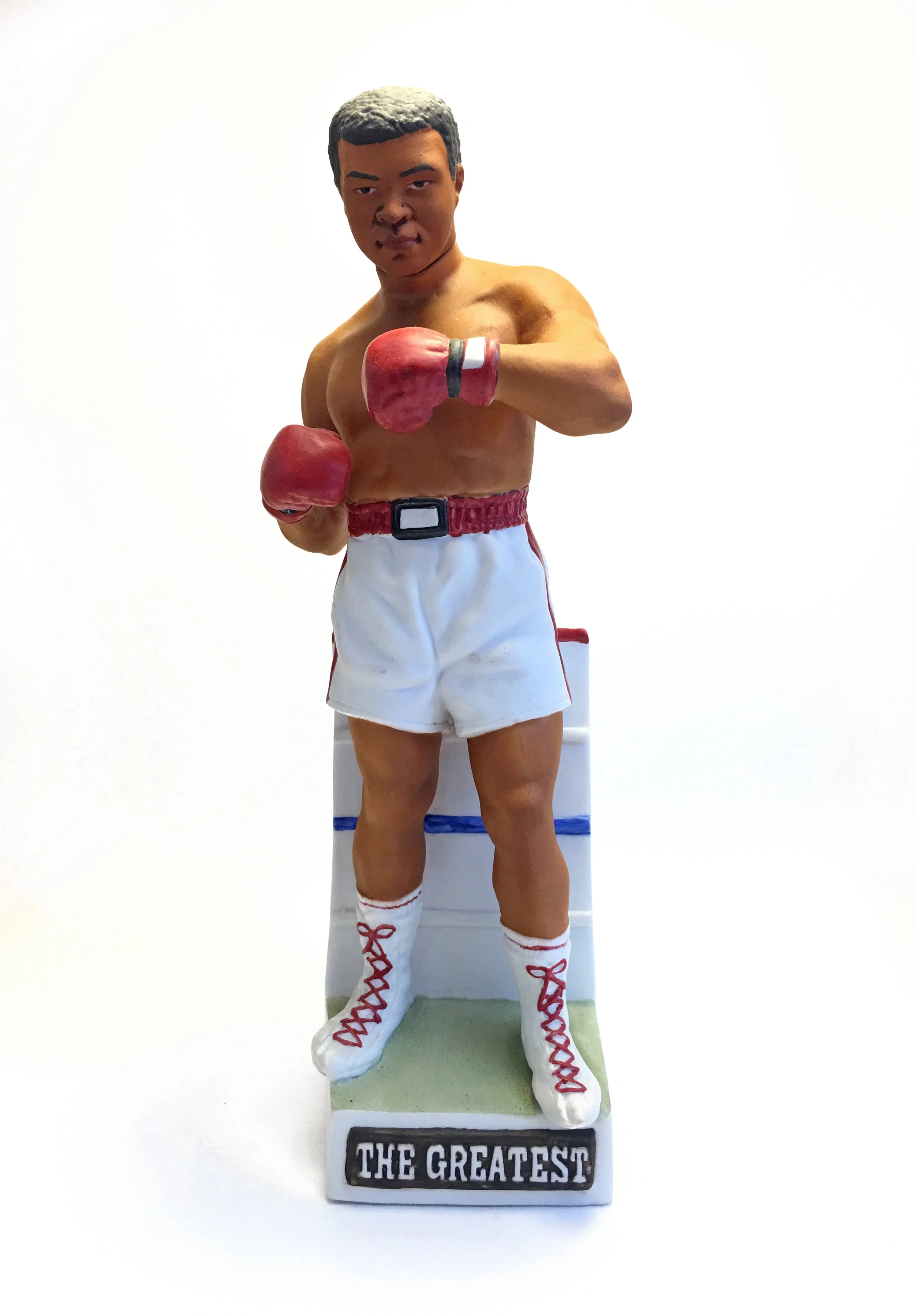Signed 1981 McCormick Grenadine Muhammad Ali Porcelain Decanter