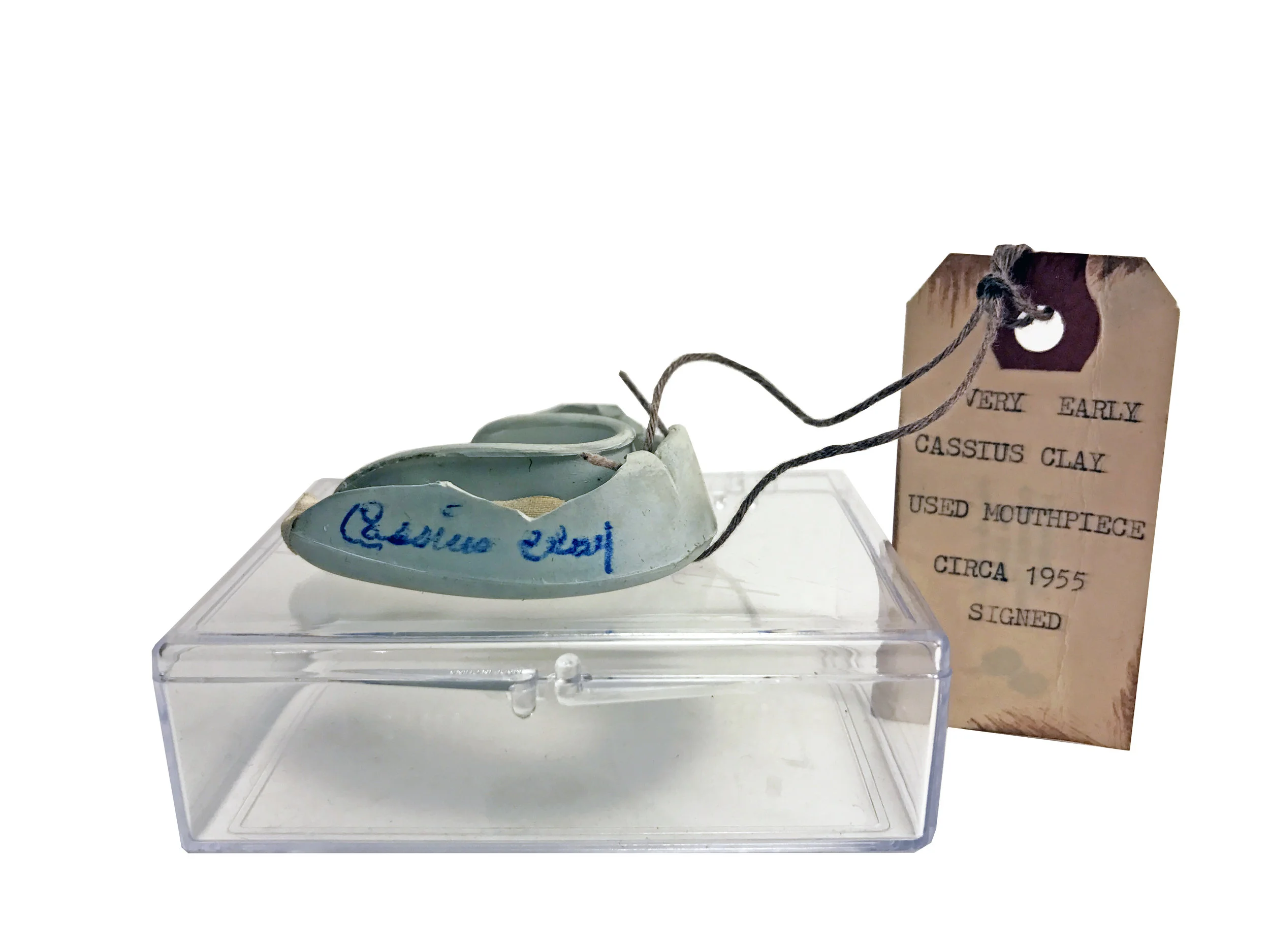 **Extremely Rare** Very Early Cassius Clay Used Mouthpiece Circa 1955