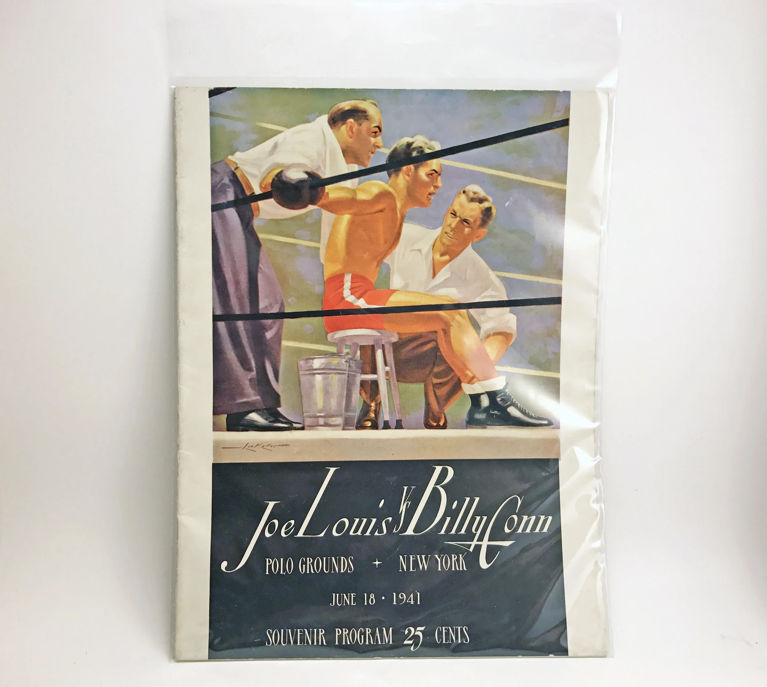 Joe Louis vs Billy Conn Souvenir Program June 18, 1941