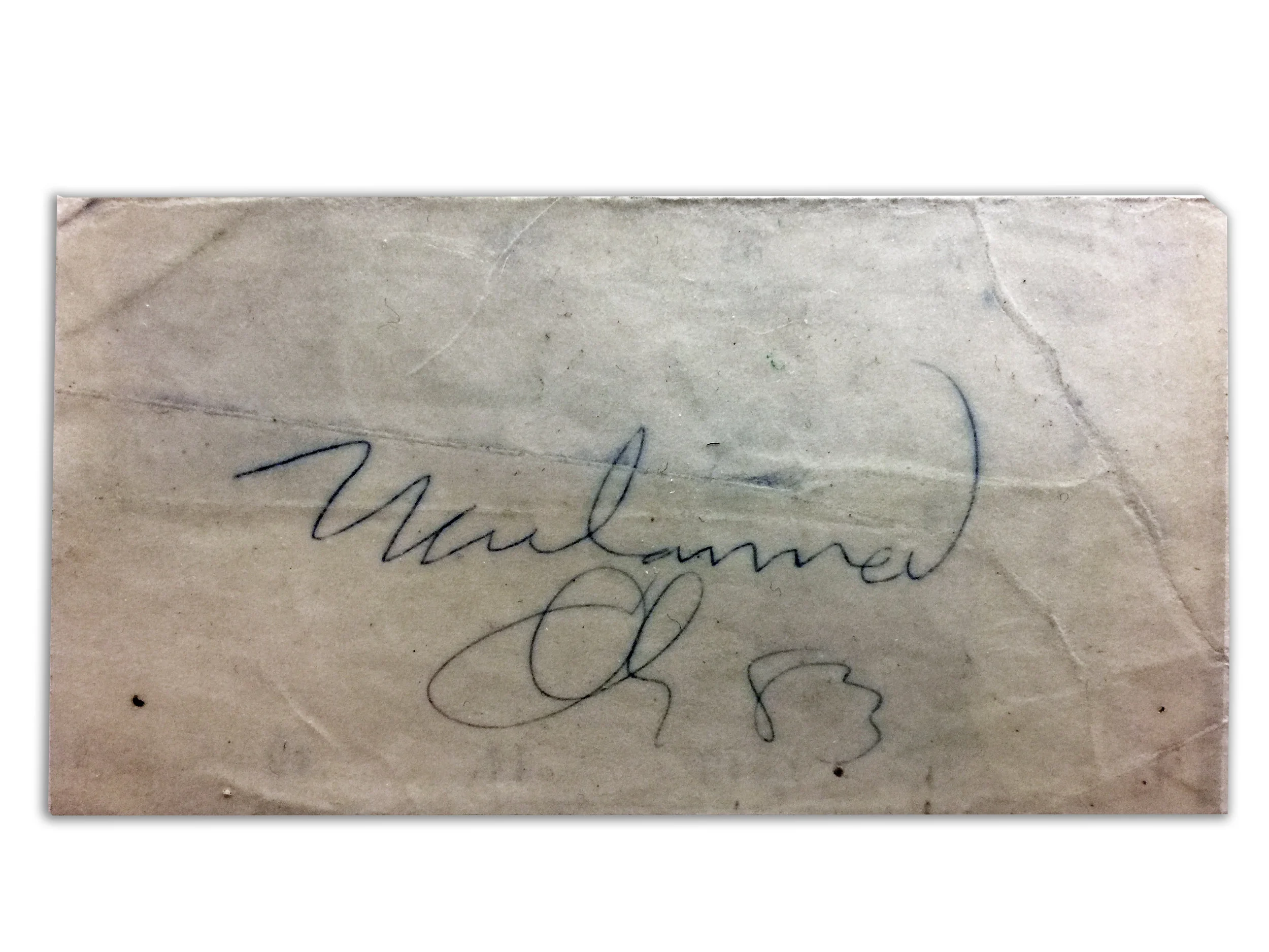 Muhammad Ali Signature 1983
