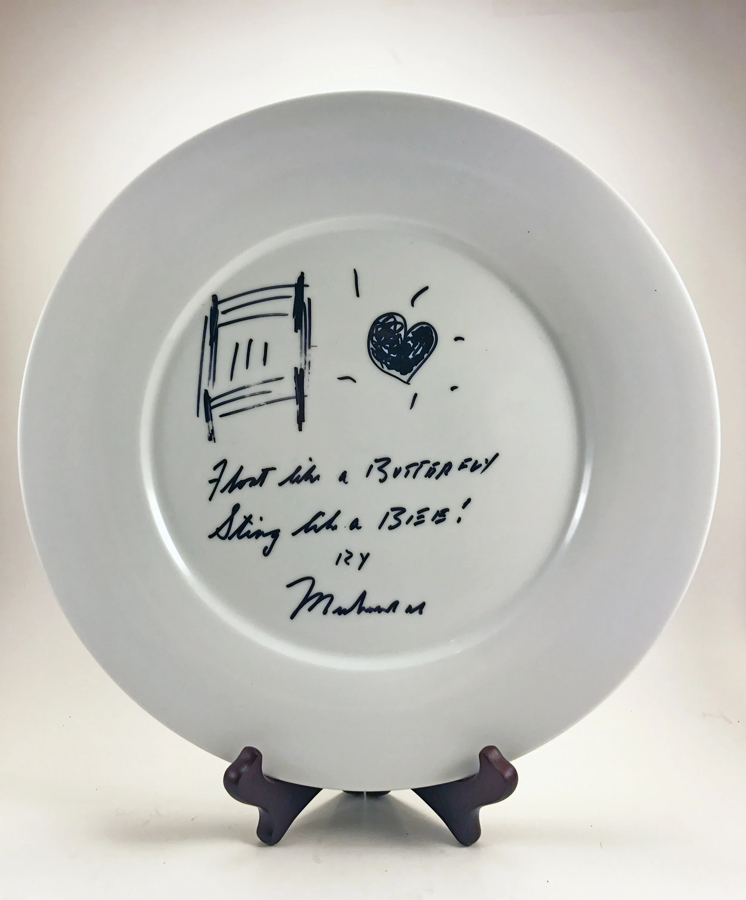 Muhammad Ali Ceramic Plate