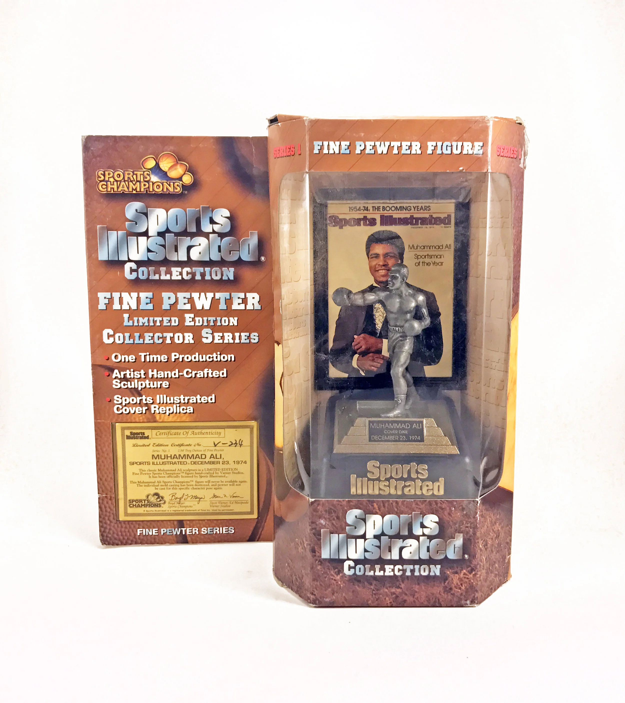 Muhammad Ali Sport Illustrated Fine Pewter Collectors Series