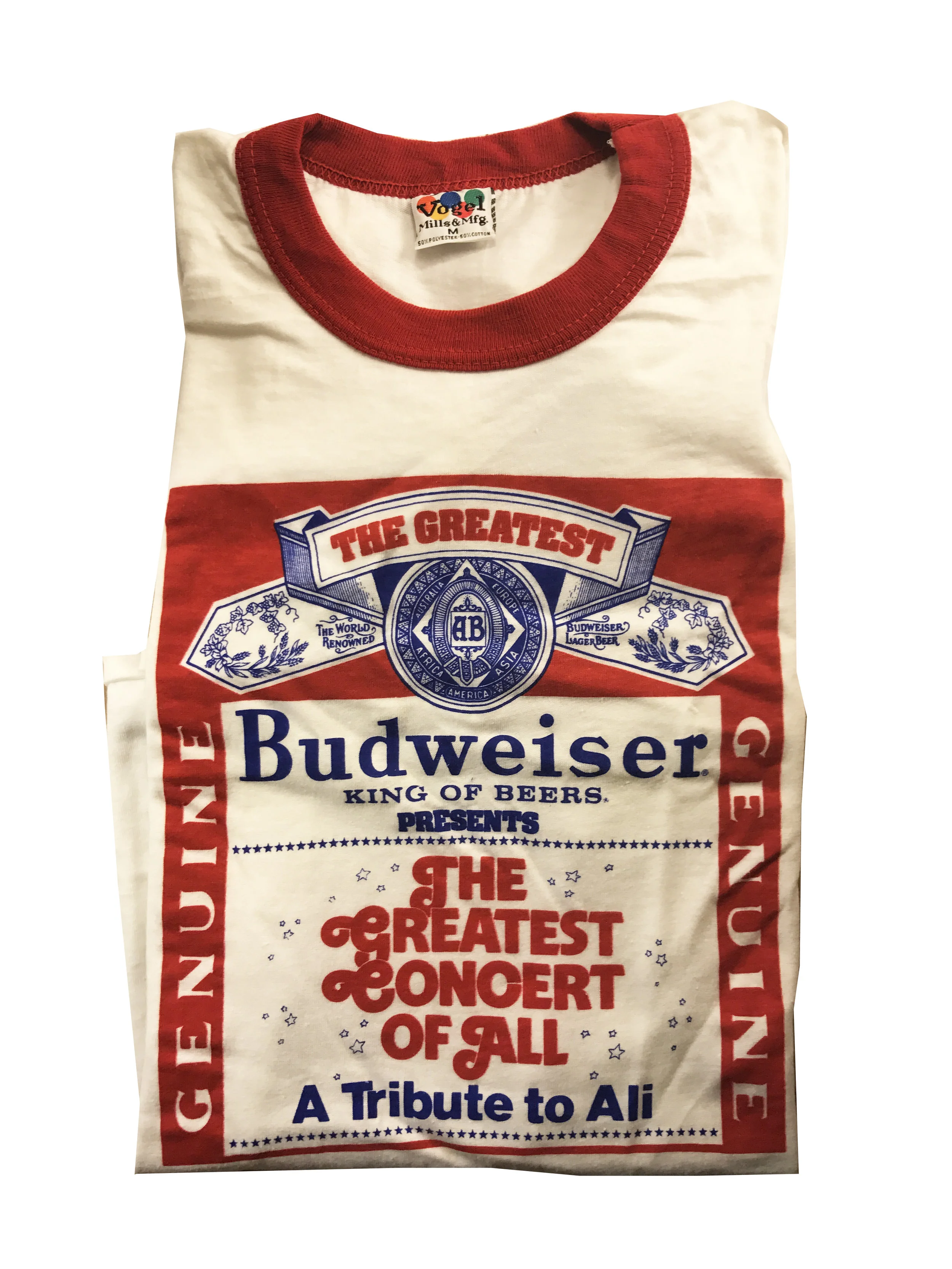 Budweiser The Greatest Concert of All - A Ali Tribute T-Shirt