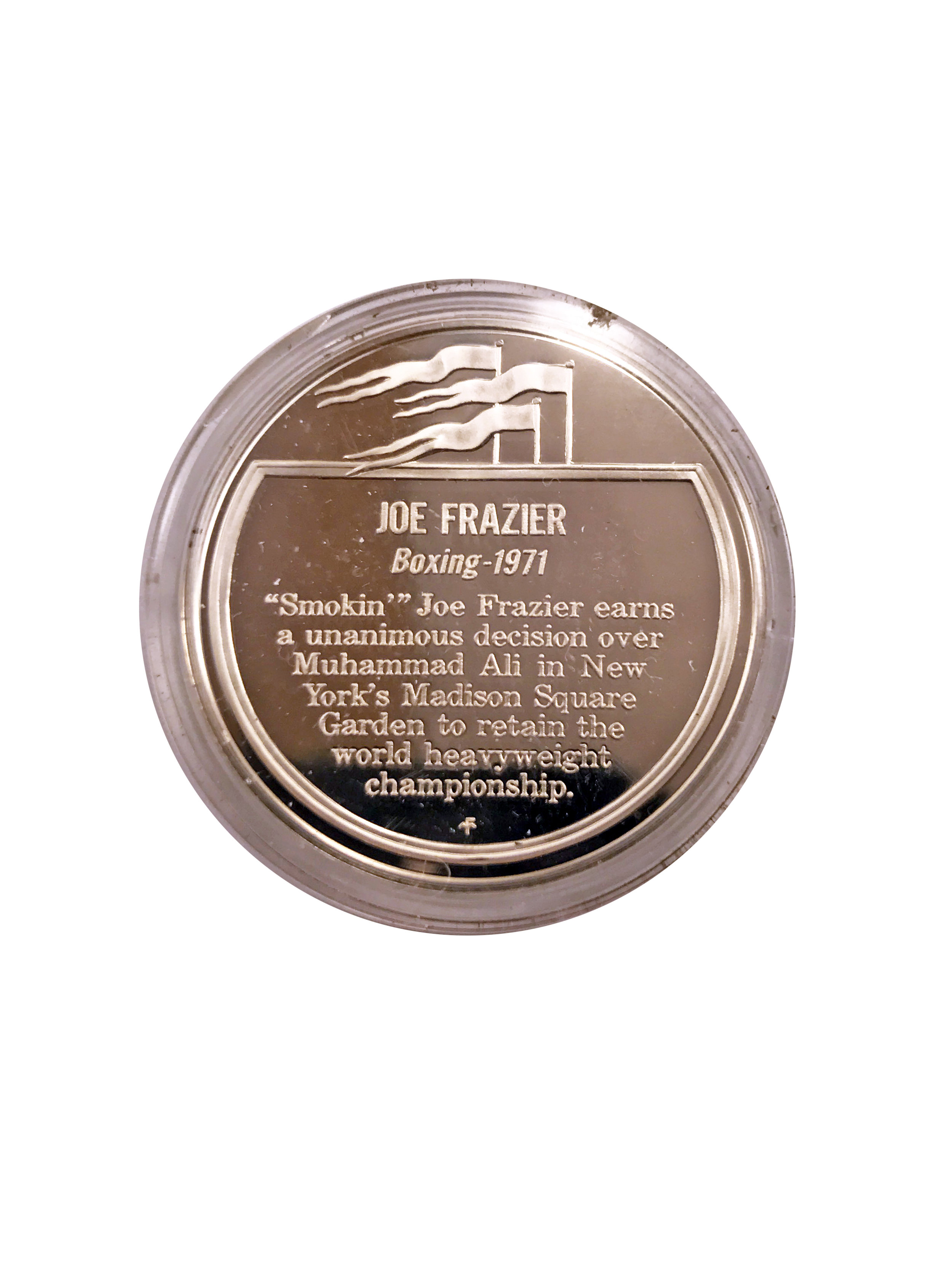 Joe Frazier vs Muhammad Ali 1971 Commemorative Coin