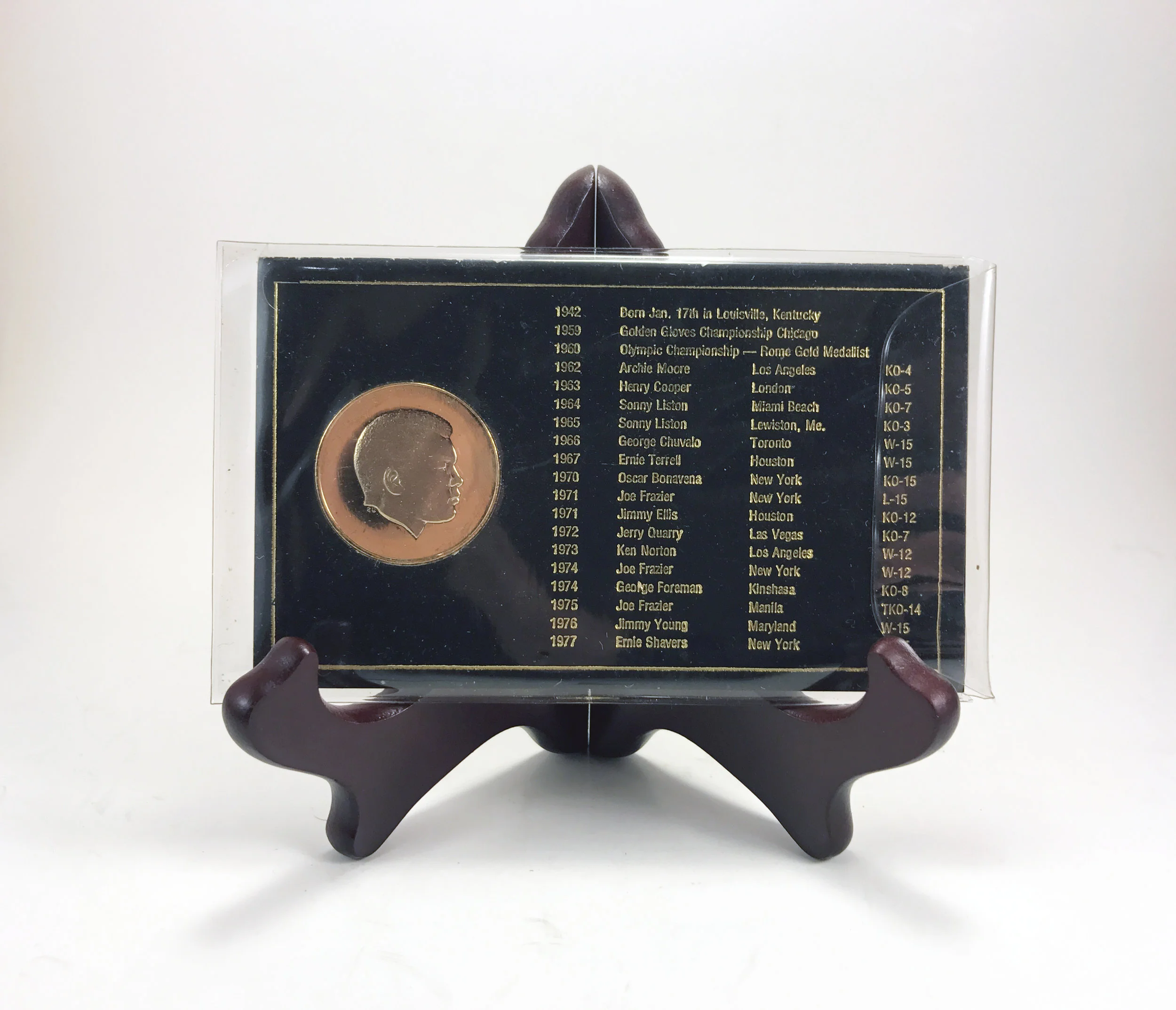 Gold Muhammad Ali Commemorative Coin