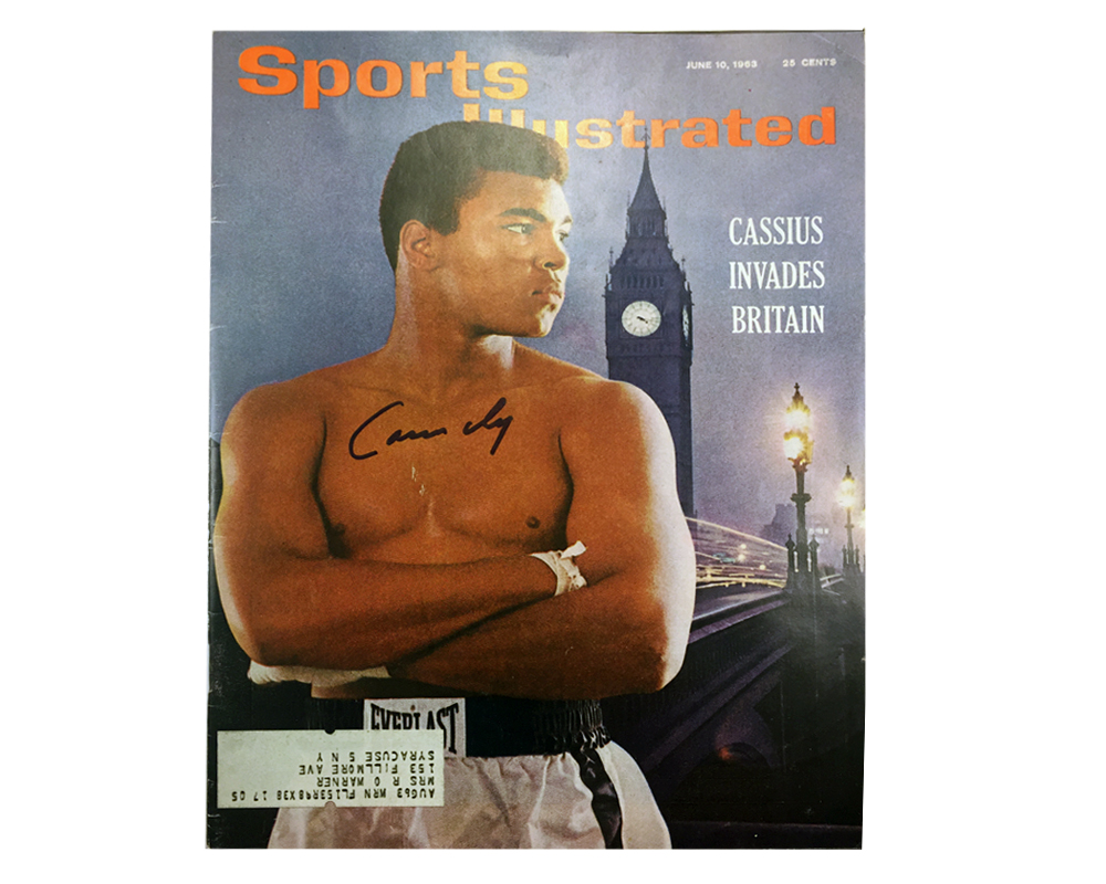 Cassius Clay signed 1963 Sports Illustrated (Clay/Ali First SI Cover)