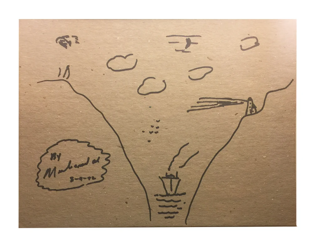 Muhammad Ali "Guiding Light" Drawing 1992