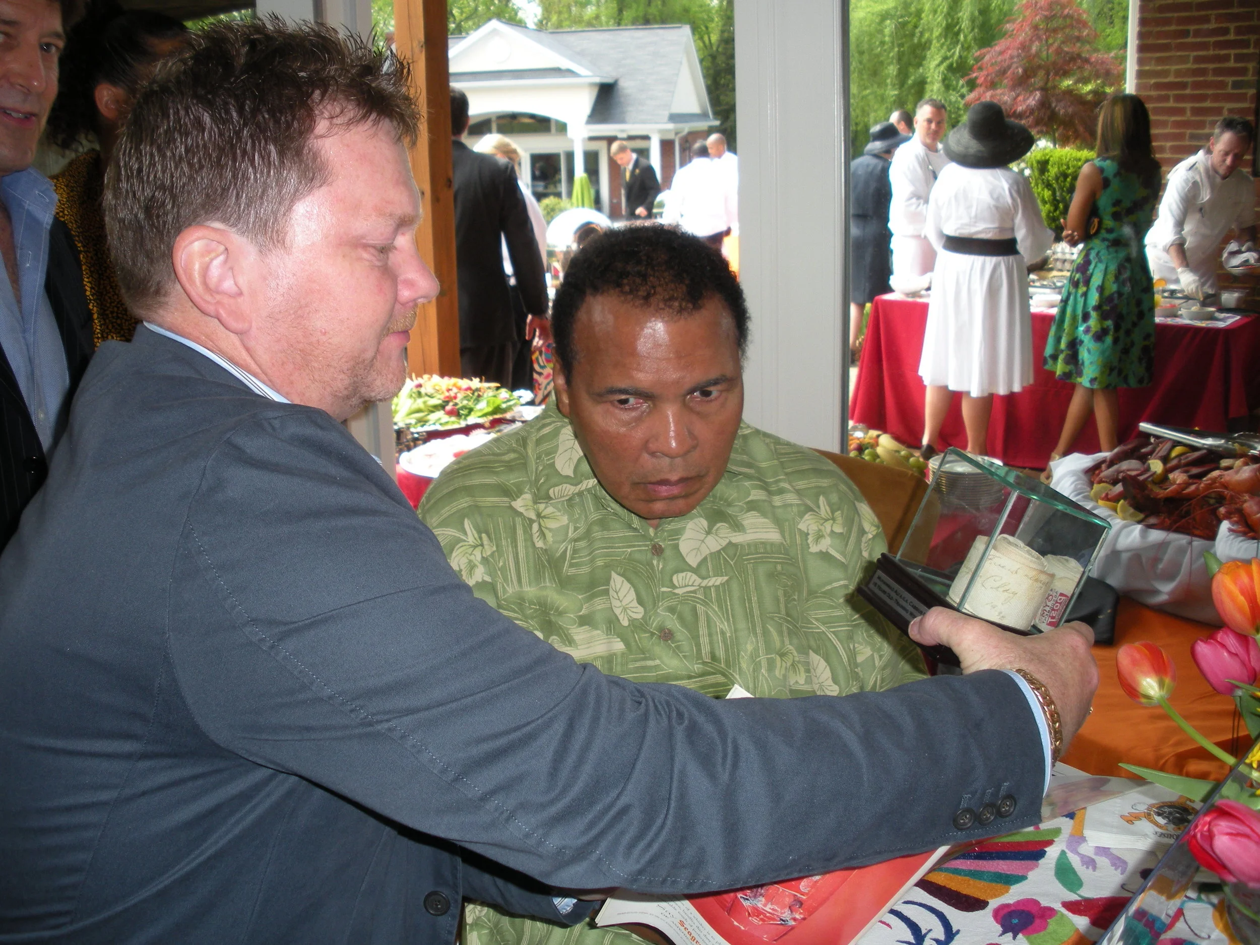 1958 Cassius Clay Training Worn & Signed Handwrap.