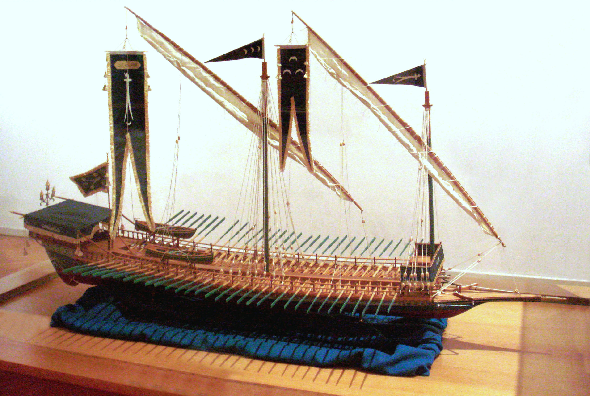 Model of a Hayreddin galley