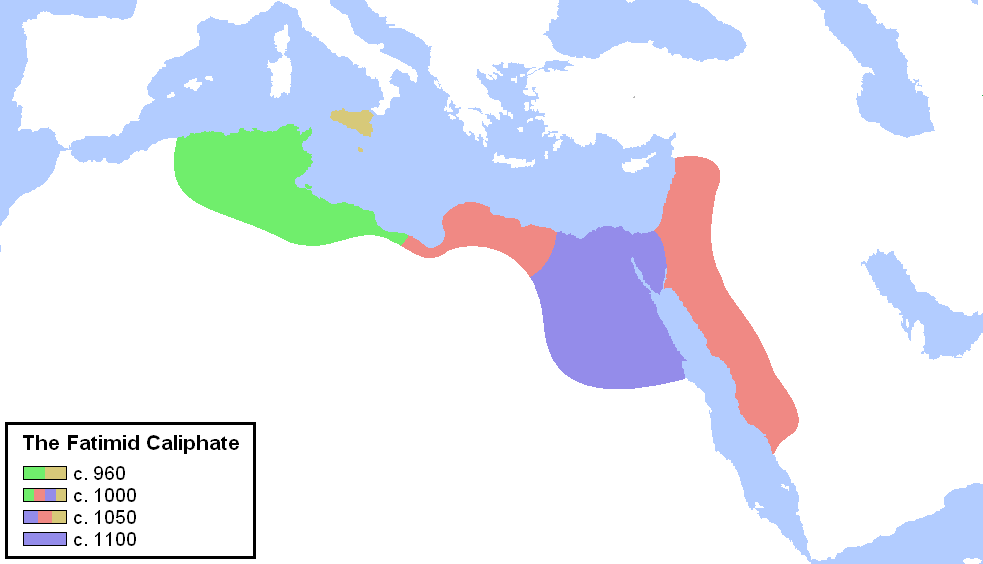 Map of Fatimid Caliphate