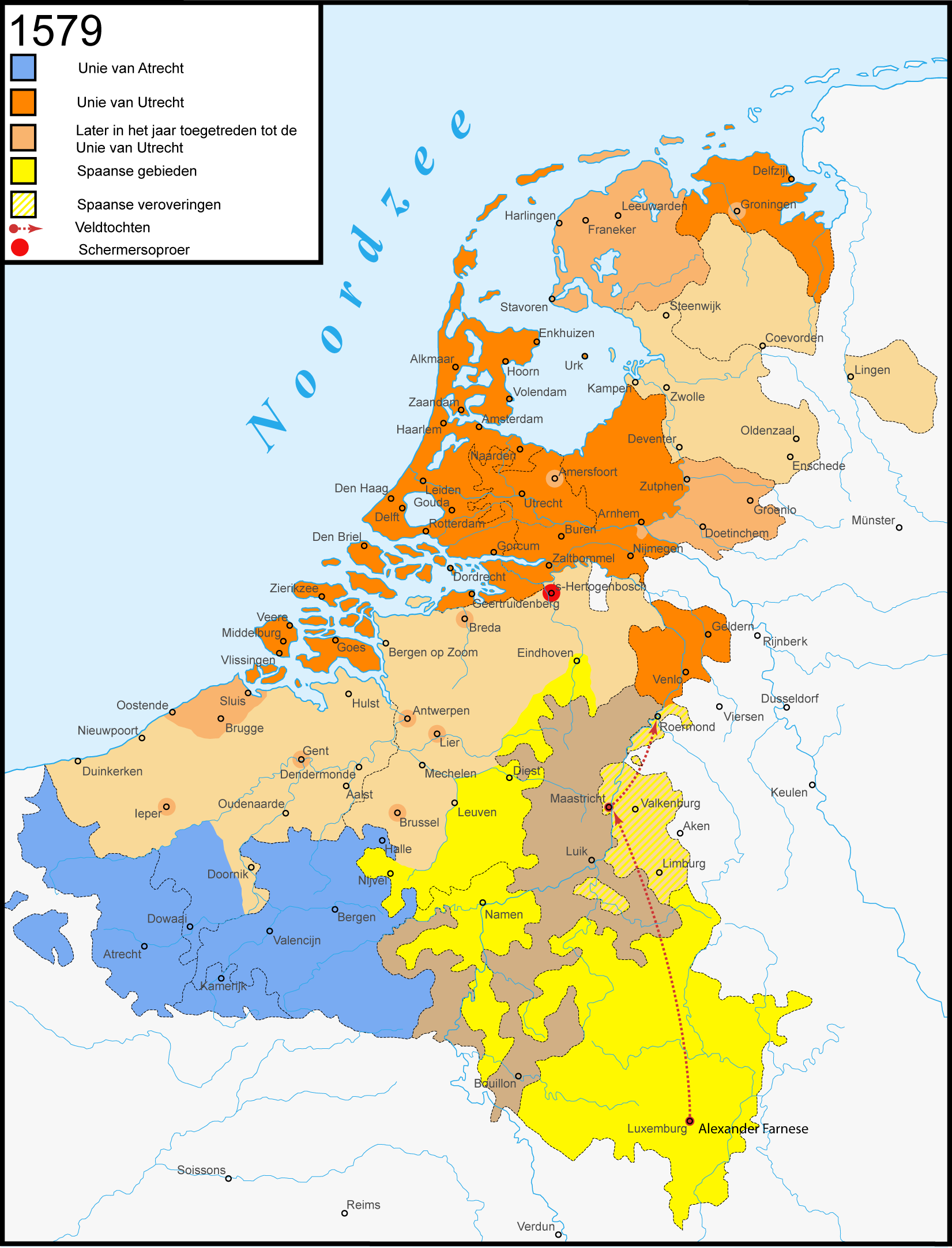 Unions of Utrecht and Arras