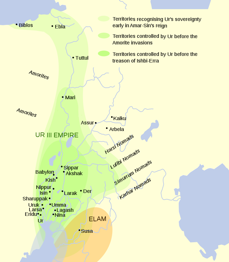 Map of Ur III