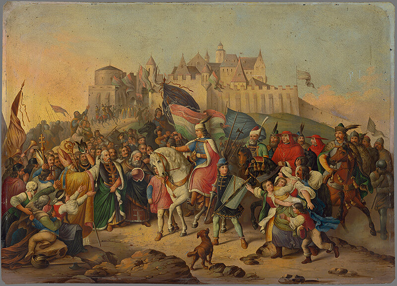 Matthias's arrival in Buda