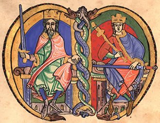 David I and Malcom IV of Scotland